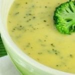 Broccoli Cheese Soup in a Bowl