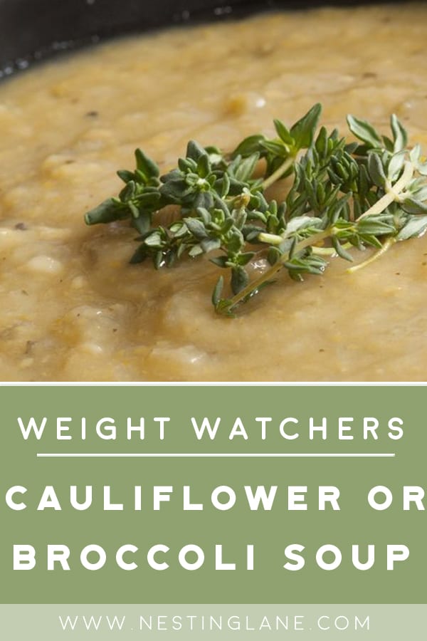 Weight  Watchers Cauliflower Soup