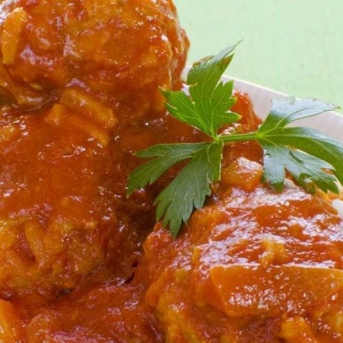 Weight Watchers Sweet and Sour Turkey Meatballs