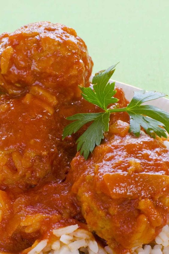 Weight Watchers Sweet and Sour Turkey Meatballs