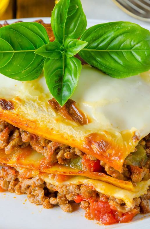 Weight Watchers Lasagna with Meat Sauce 