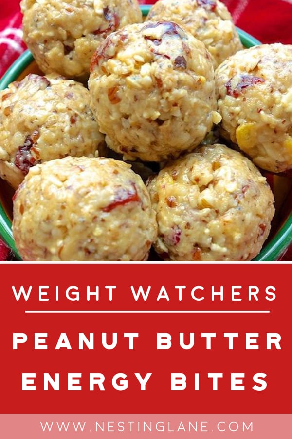 Weight Watchers Peanut Butter Energy Balls