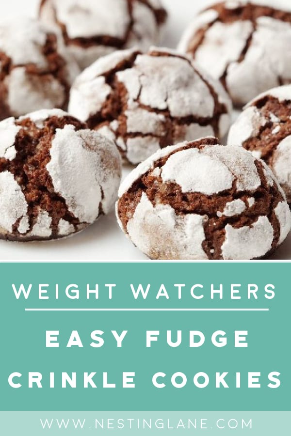 Weight Watchers Easy Fudge Crinkle Cookies