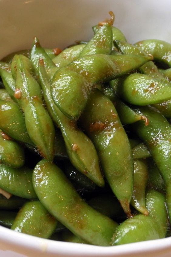 Teriyaki Edamame in a bowl