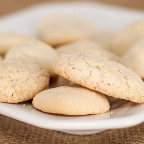 Shortbread Cookies on a plate