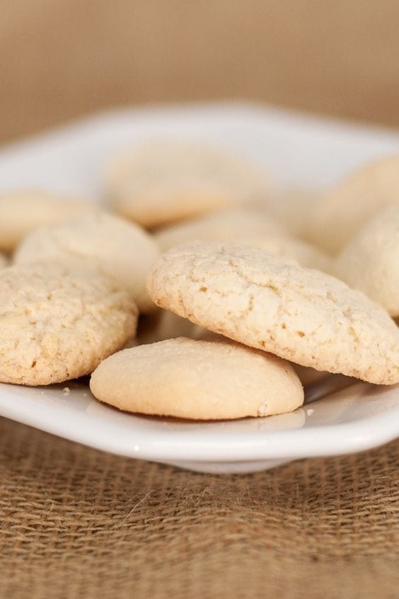 Shortbread Cookies on a plate