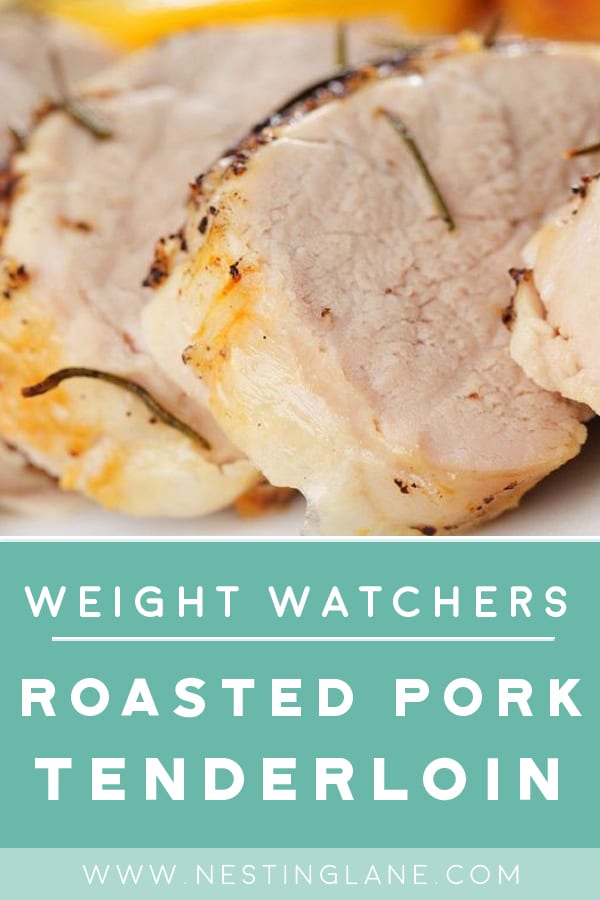 Weight Watchers Roasted Pork Tenderloin on a plate