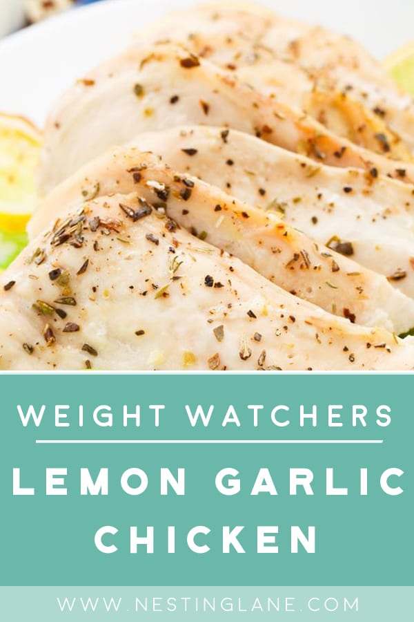 Weight Watchers Lemon Garlic Chicken on a plate