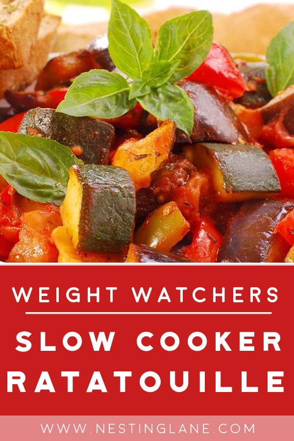 Weight Watchers Slow Cooker Vegetarian Ratatouille