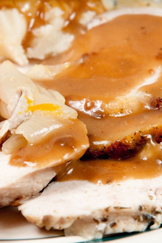 Turkey with gravy