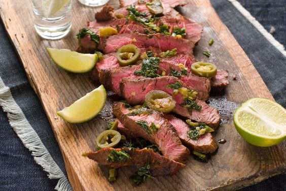 Weight Watchers Grilled Jalapeno Lime Steak 