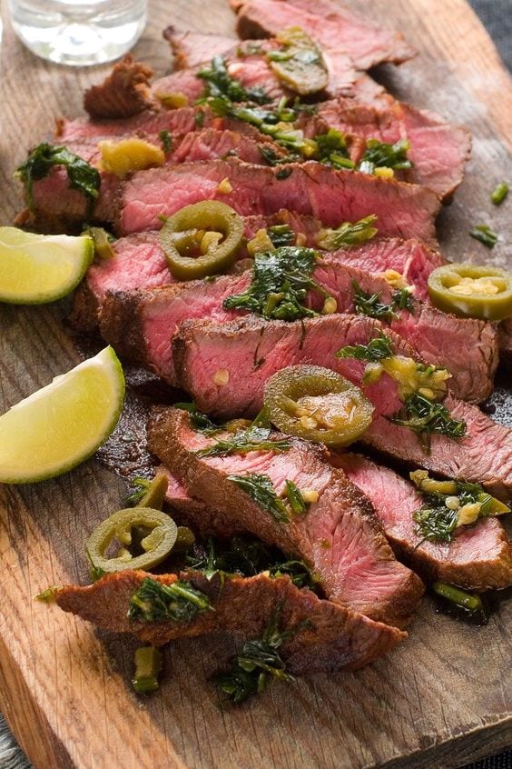 Weight Watchers Grilled Jalapeno Lime Steak