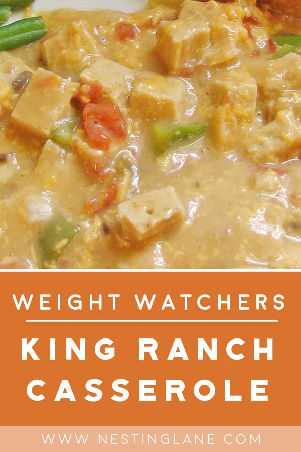 Weight Watchers King Ranch Tex-Mex Casserole on a plate
