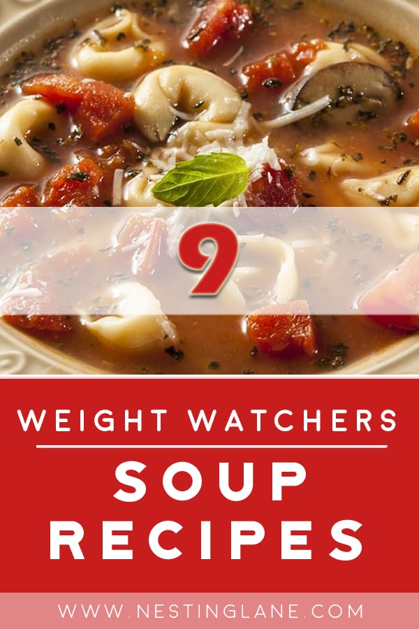 9 Weight Watchers Soup Recipes with Points Graphic