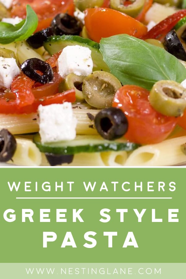 Weight Watchers Greek Style Pasta