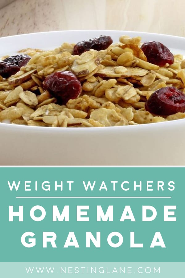 Weight Watchers Homemade Granola