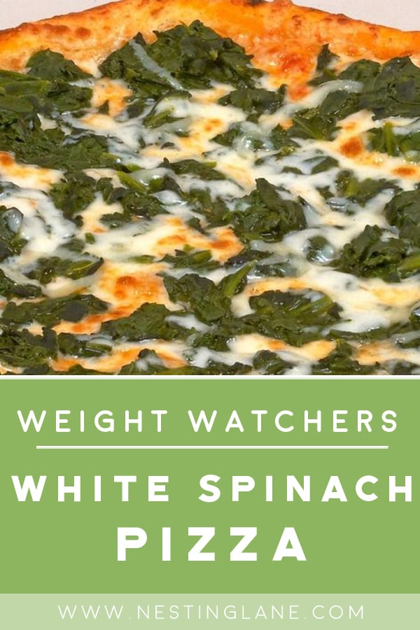 Weight Watchers White Spinach Pizza