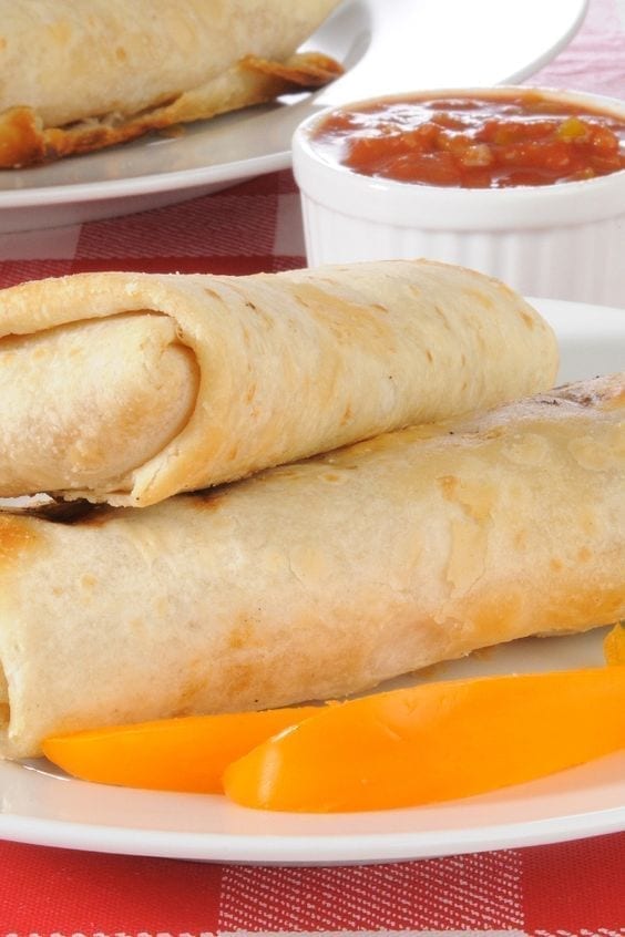 Weight Watchers Baked Chimichangas