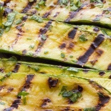 Weight Watchers Grilled Balsamic Zucchini