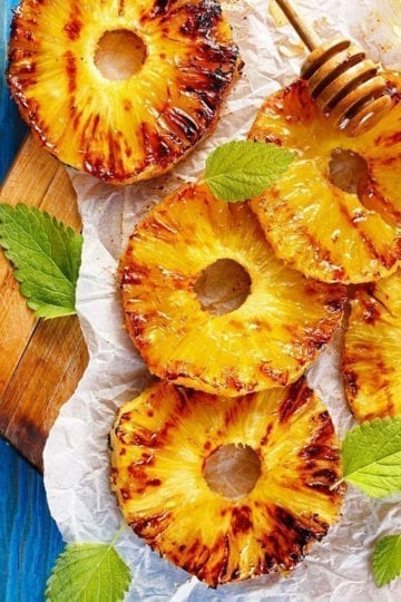 Weight Watchers Grilled Honey Pineapple