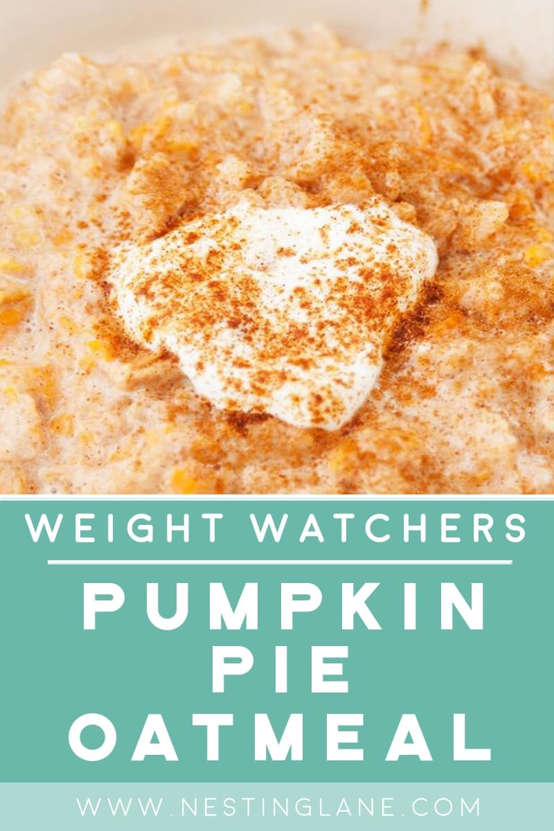 Weight Watchers Pumpkin Pie Oatmeal 