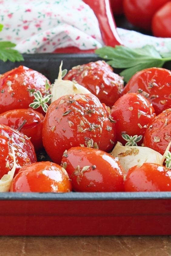 Weight Watchers Roasted Garlic Tomatoes