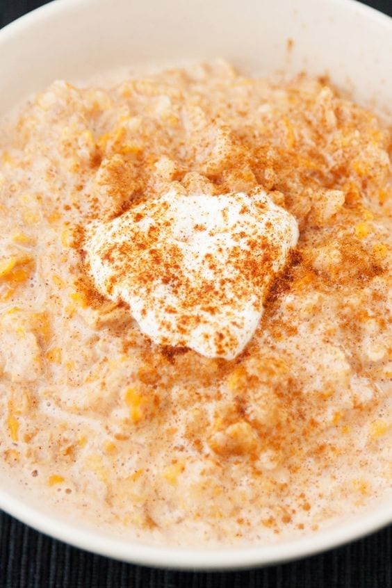 Weight Watchers Pumpkin Pie Oatmeal