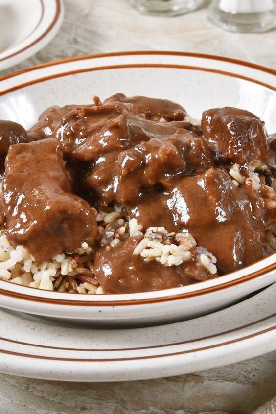 Weight Watchers Slow Cooker Beef Tips