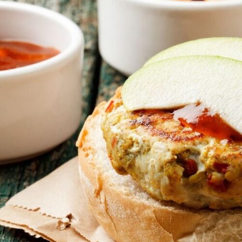 Weight Watchers Turkey Burgers with Brie Cheese Nesting Lane