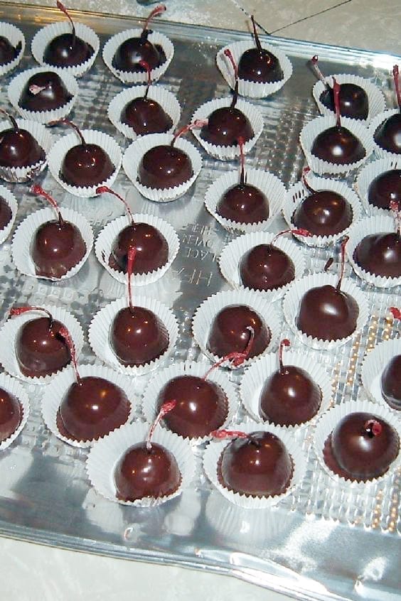 Chocolate Covered Cherries Recipe with Weight Watchers Points