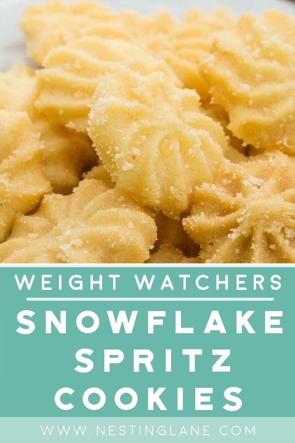 Weight Watchers Snowflake Spritz Cookies 