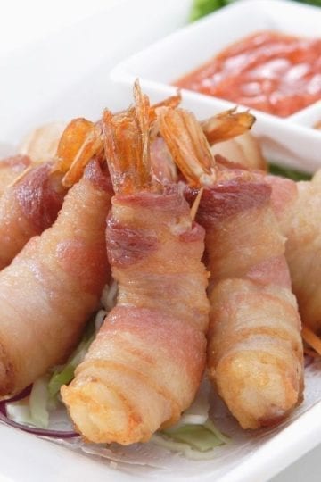 Weight Watchers Bacon Wrapped Shrimp