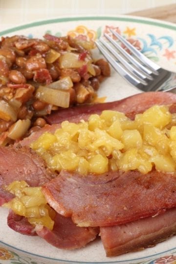 Weight Watchers Ham with Pineapple
