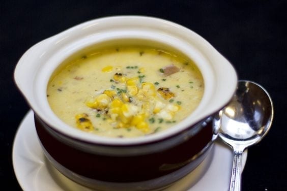 Weight Watchers Corn and Crab Bisque