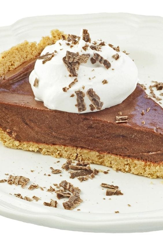 Weight Watchers Double Chocolate Pudding Pie