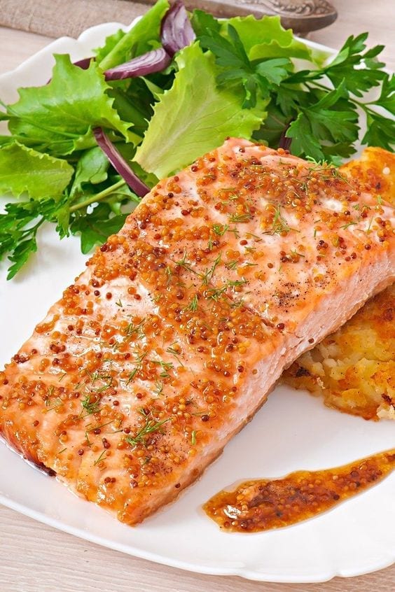 Weight Watchers Brown Sugar Glazed Salmon - Nesting Lane