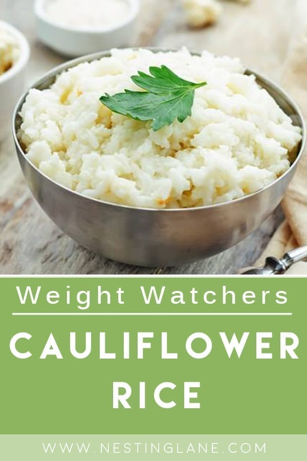 Weight Watchers Cauliflower Rice 