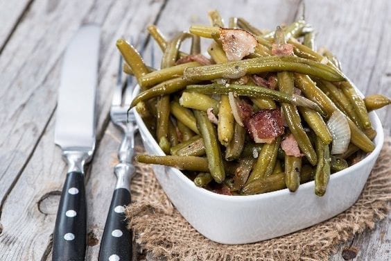Weight Watchers Green Beans, Ham and Potatoes Slow Cooker