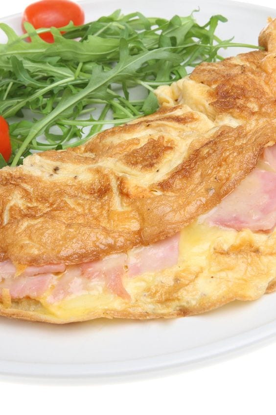 Weight Watchers Ham and Cheese Omelet 
