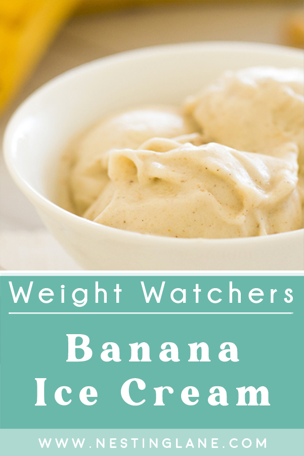 Weight Watchers Banana Ice Cream Recipe Graphic