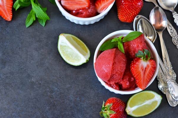 Weight Watchers Lime Strawberry Sorbet