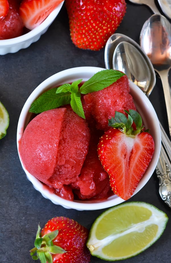 Weight Watchers Lime Strawberry Sorbet