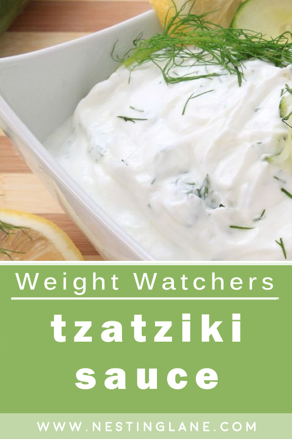 Weight Watchers Greek Tzatziki Sauce 