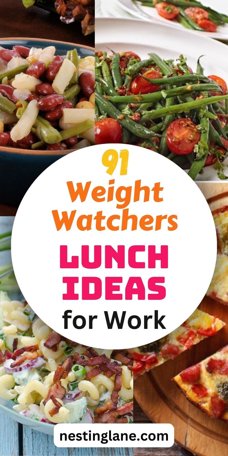 91 Easy Weight Watchers Lunch Ideas for Work graphic.