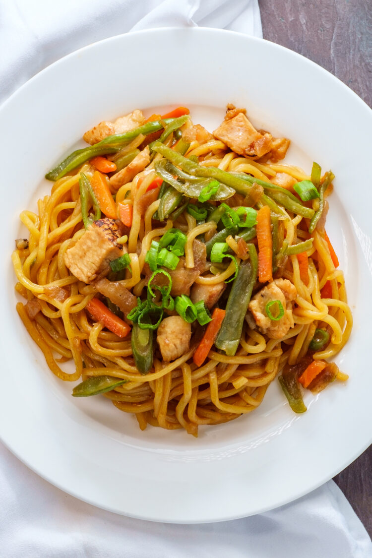 Weight Watchers Chinese Chicken lo Mein - Nesting Lane