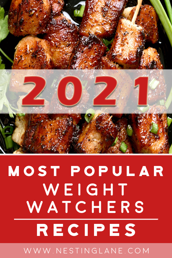 Graphic for Pinterest of Top 25 Weight Watchers Recipes of 2021