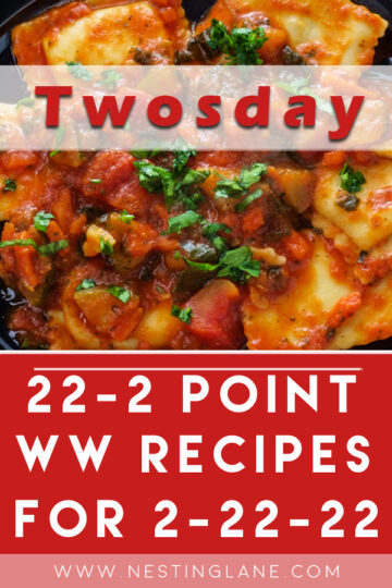 Graphic for Pinterest of 22 WW 2 Point Recipes to Celebrate 2-22-22