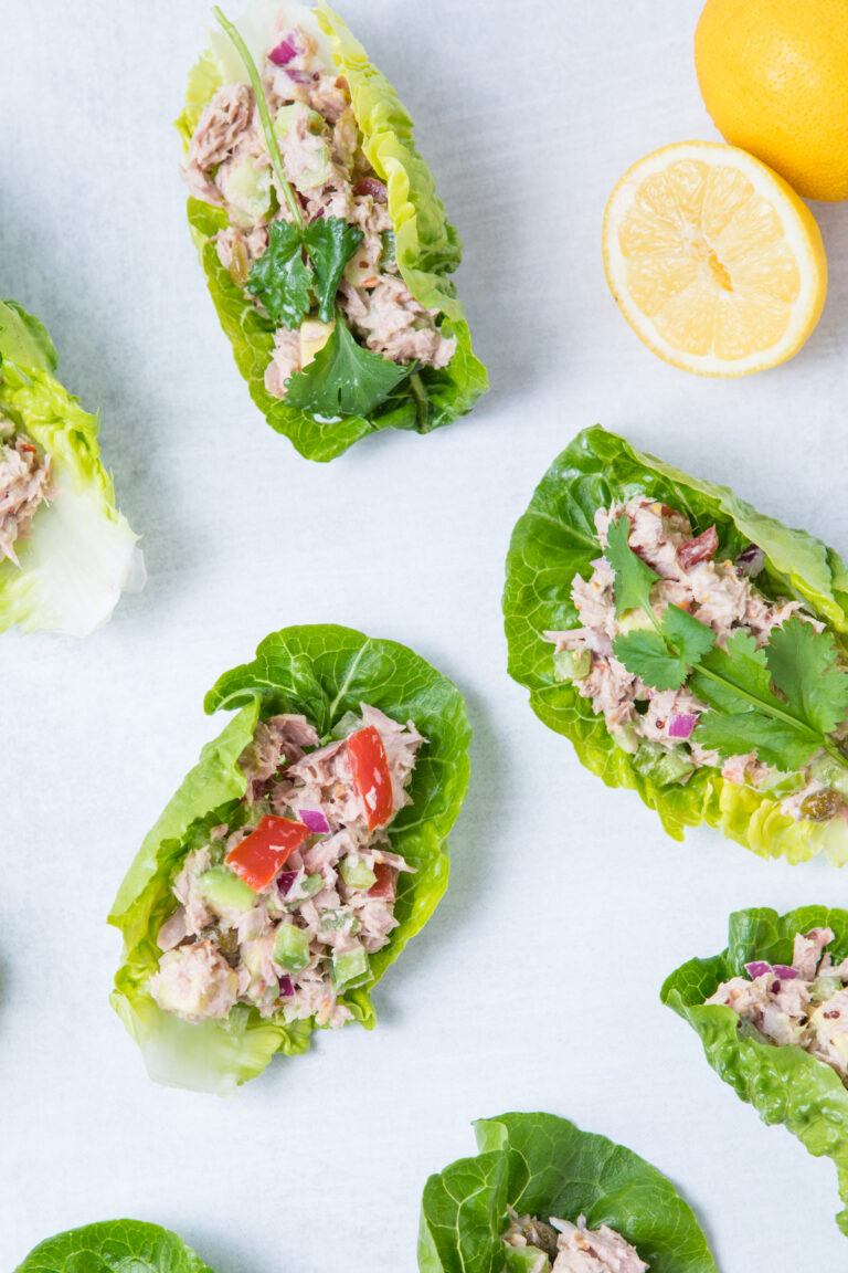 Best Tuna Salad Lettuce Wrap (Weight Watchers) Nesting Lane