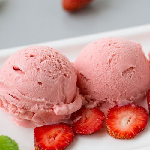 Homemade Strawberry Sherbet Weight Watchers Nesting Lane