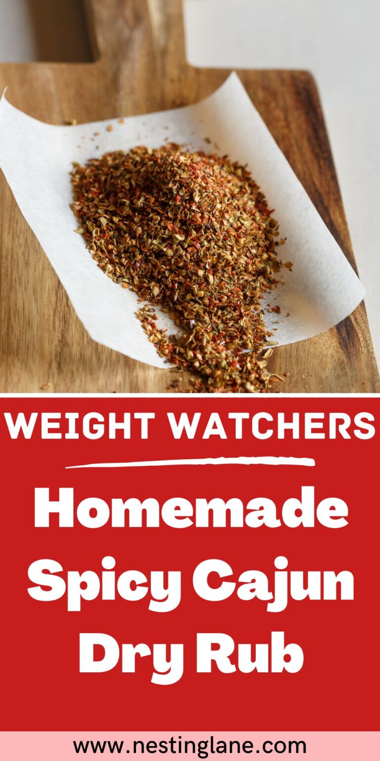 Homemade Spicy Cajun Dry Rub (Weight Watchers) Nesting Lane